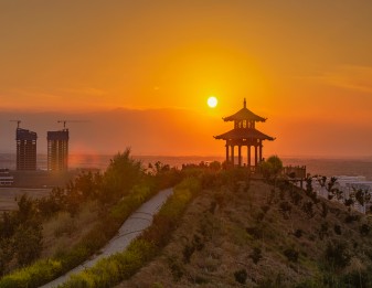 大图 文秀日落 宣传部选送