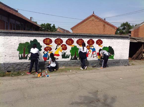 八卦岭义诊文化墙 (2)