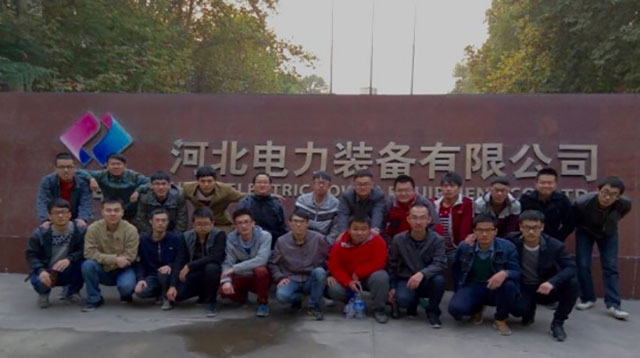 机电学院学生在校外实习实训基地实习