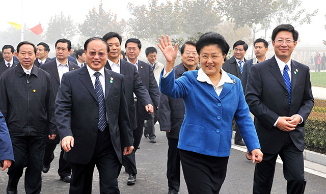 中共中央政治局委员、国务院副总理刘延东来我校视察（二）