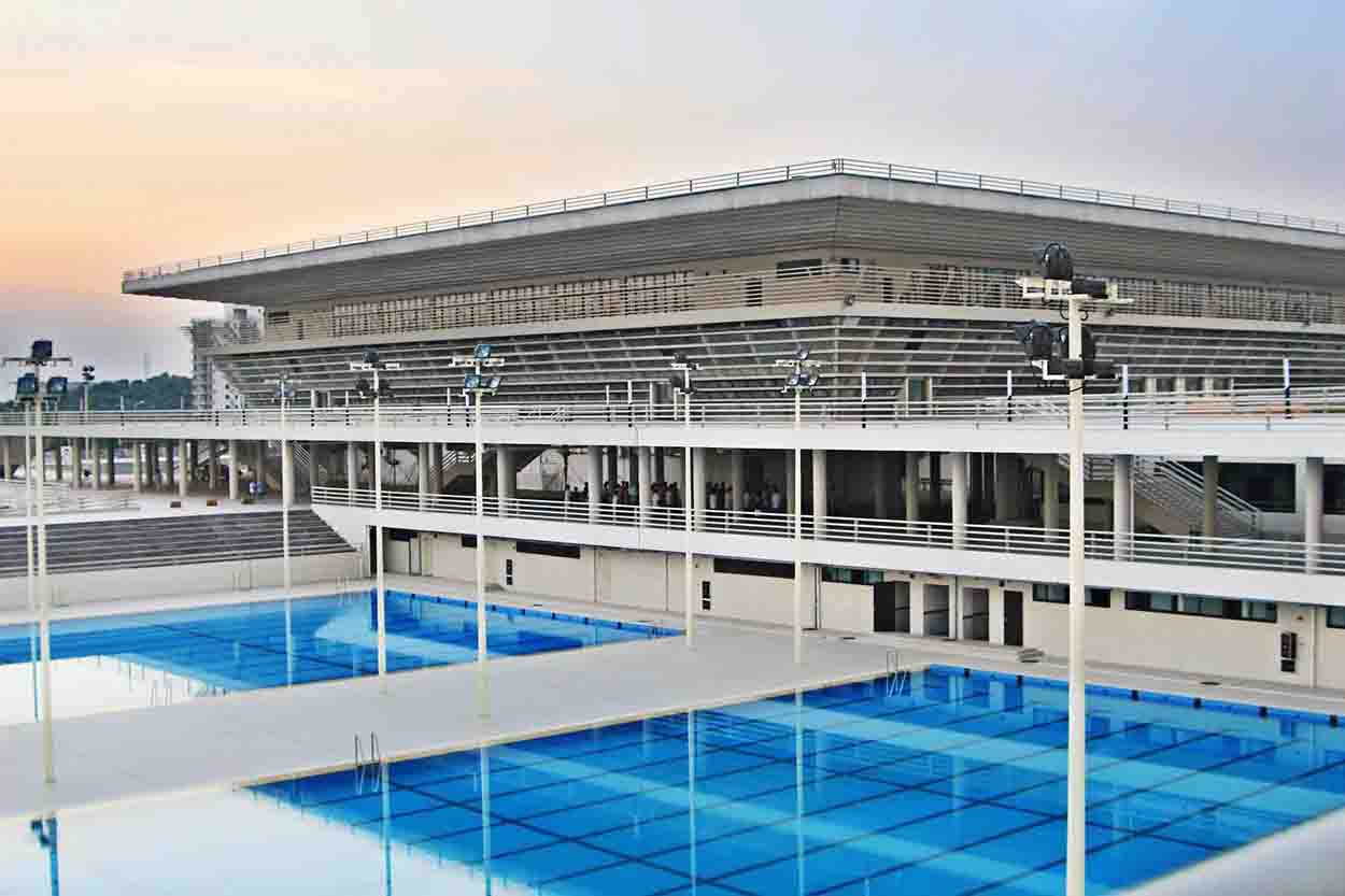 广工大学城校区体育馆、游泳池